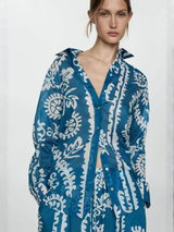 Indigo Tide Printed Co-ord Set