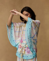 Ivory Iris Royal Crepe Printed Co-ord Set