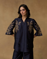 Golden Vine Hand Embroidered Co-ord Set