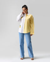 Pineapple Crush Applique and Hand Embroidered Shirt