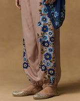 Navy Blossom Hand Embroidered Co-ord Set
