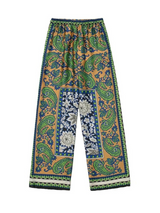 Boho Luxe Paisley Printed Royal Crepe Co-ord Set – Multi