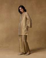 Champagne Grace Hand Embroidered Co-ord Set