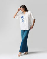 Azure Bloom Shirt