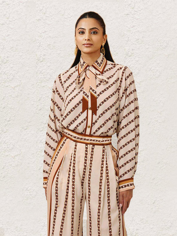 Chain-Link Stripe Co-ord Set