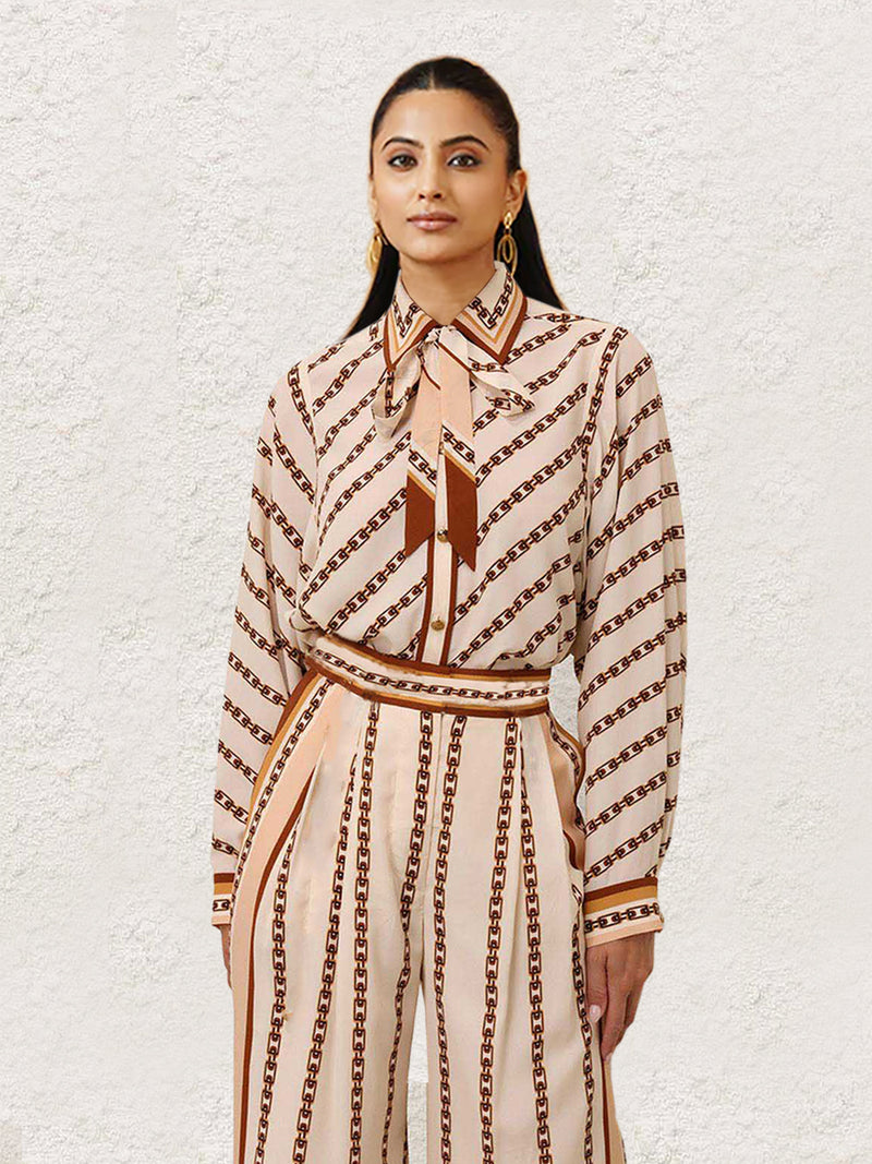 Chain-Link Stripe Co-ord Set
