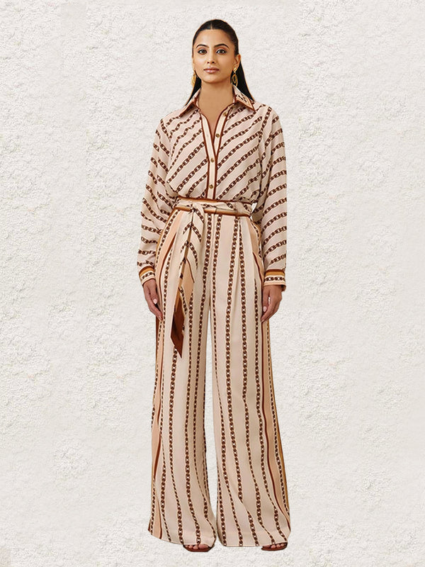 Chain-Link Stripe Co-ord Set