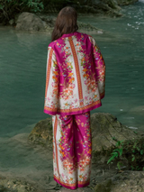 Crimson Flora Co-ord Set