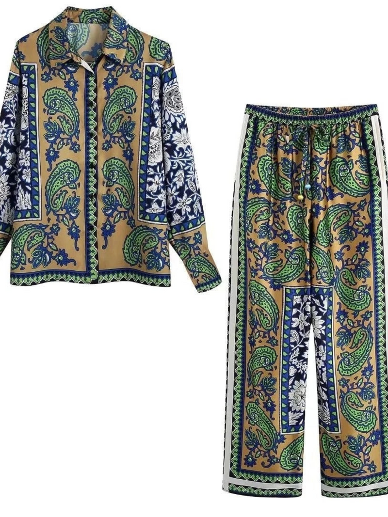 Boho Luxe Paisley Co-ord Set