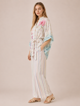 Siorai Ivory Royal Crepe Printed Co-ord Set