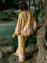Crimson Flora Co-ord Set