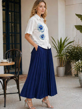 Azure Bloom Shirt
