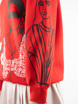 The Crimson Sketch Sweatshirt