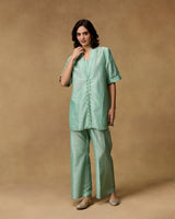 Sage Dew Hand Embroidered Co-ord Set