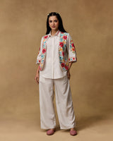 Florique Hand Embroidered Co-ord Set