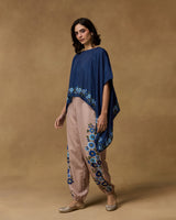 Navy Blossom Hand Embroidered Co-ord Set