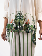 Tropical Garden Striped Co-ord Set