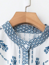 Blue & White Botanical Co-ord Set