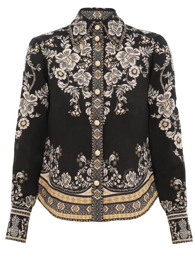 Ornate Garden Tapestry Shirt
