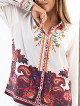 Ivory Paisley Garden Co-ord Set