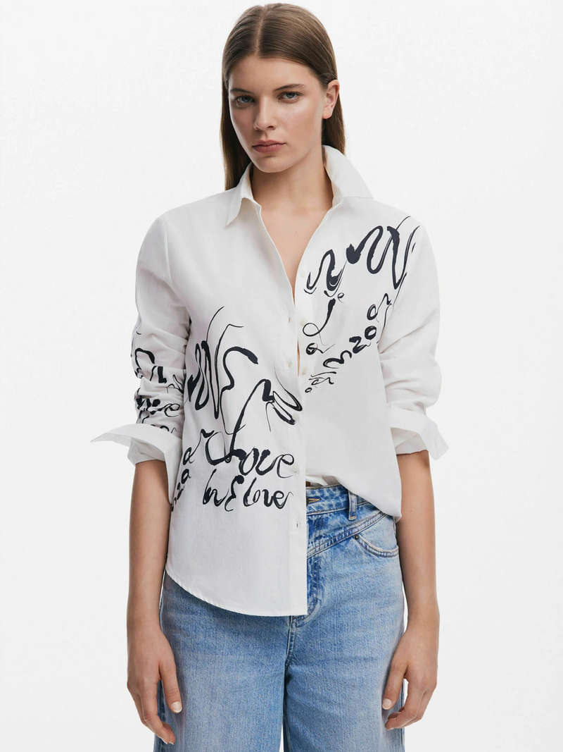 Abstract Script Shirt
