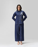 Denim Blossom Co-ord