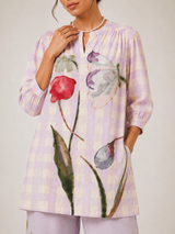 Siorai Lilac Cotton Magic Printed Co-ord Set