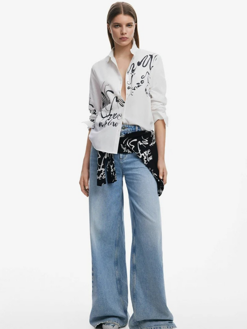 Abstract Script Shirt