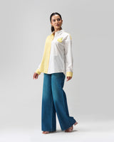 Lemon Charm Hand Embroidered Shirt