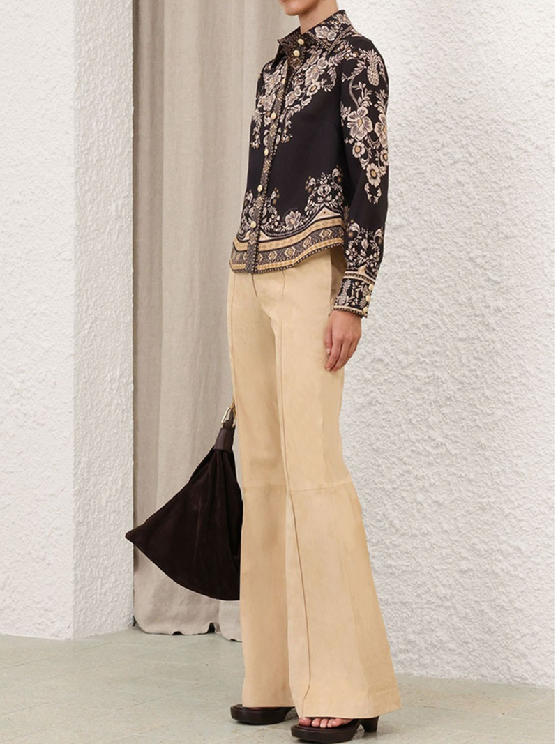 Ornate Garden Tapestry Shirt