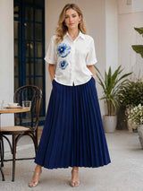 Azure Bloom Shirt