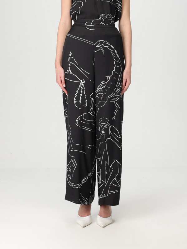 Black Zodiac Abstract Co-Ord Set