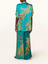 Aqua Flora Palazzo Set