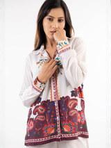 Ivory Paisley Garden Co-ord Set