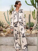 Coral Noir Co-ord Set