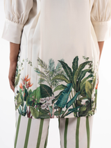 Tropical Garden Striped Co-ord Set