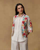 Florique Hand Embroidered Co-ord Set