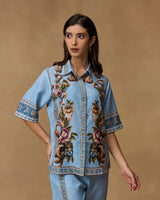 Powder Blue Romance Co-ord Set