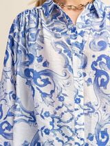 Indigo Baroque Shirt