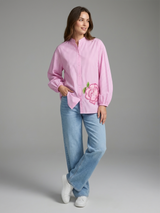 Soft Rose Statement Shirt