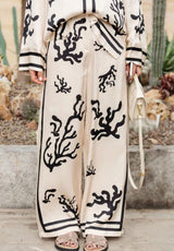 Coral Noir Co-ord Set