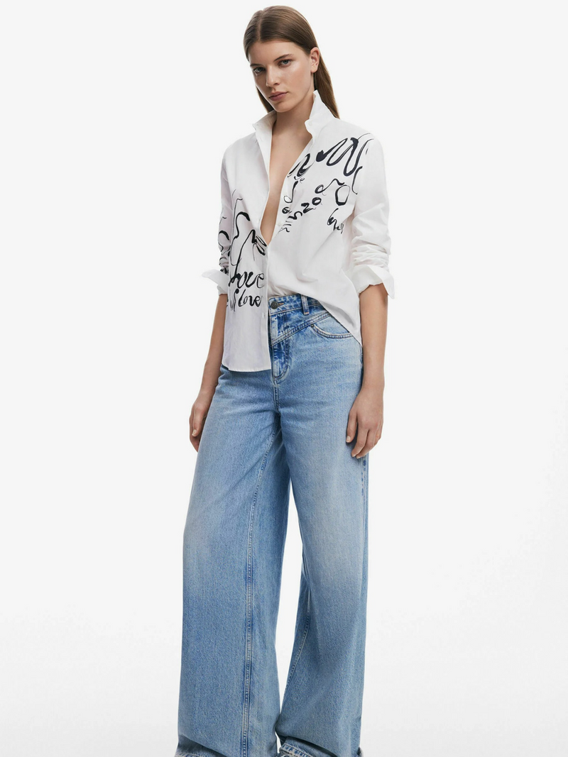 Abstract Script Shirt