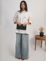 Spider Chic Oversized Shirt – Relaxed Silhouette