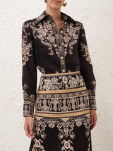 Ornate Garden Tapestry Shirt