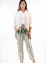 Tropical Garden Striped Co-ord Set
