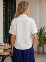 Azure Bloom Shirt