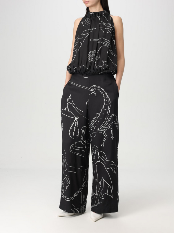 Black Zodiac Abstract Co-Ord Set
