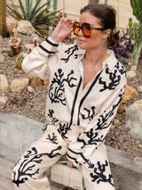 Coral Noir Co-ord Set