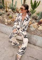 Coral Noir Co-ord Set