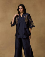Golden Vine Hand Embroidered Co-ord Set